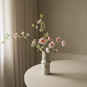 Ramo artificial Blossom Veil - Amapola, blanco nieve - Botané