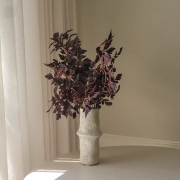 Ramo artificial Burgundy Plum Leaves - 85 cm, 4 uds - Botané