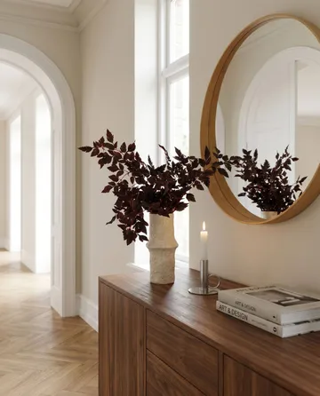 Ramo artificial Burgundy Plum Leaves - Red, 85 cm, 1 ud. - Botané