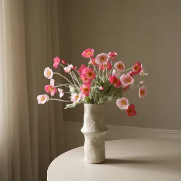 Ramo artificial de amapolas - Pink Pursuit, rosa claro-rosa, 10 ud. - Botané