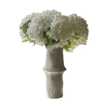 Ramo artificial de hortensias - Blanco, 7 ud. - Botané