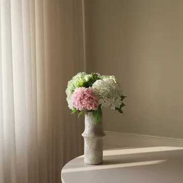 Ramo artificial de hortensias - Rosa-blanco-verde, 7 ud. - Botané