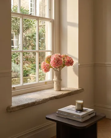 Ramo artificial de hortensias - Soft pink, 60 cm, 5 uds - Botané