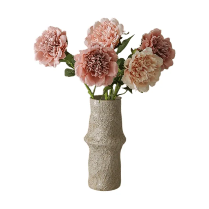 Ramo artificial de peonías - Dusty, 5 uds - Botané