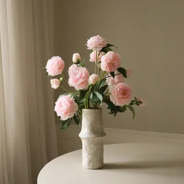Ramo artificial de peonías - Medium, rosa, 5 ud. - Botané