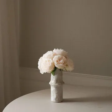 Ramo artificial de peonías - Mini, cream, 10 ud. - Botané