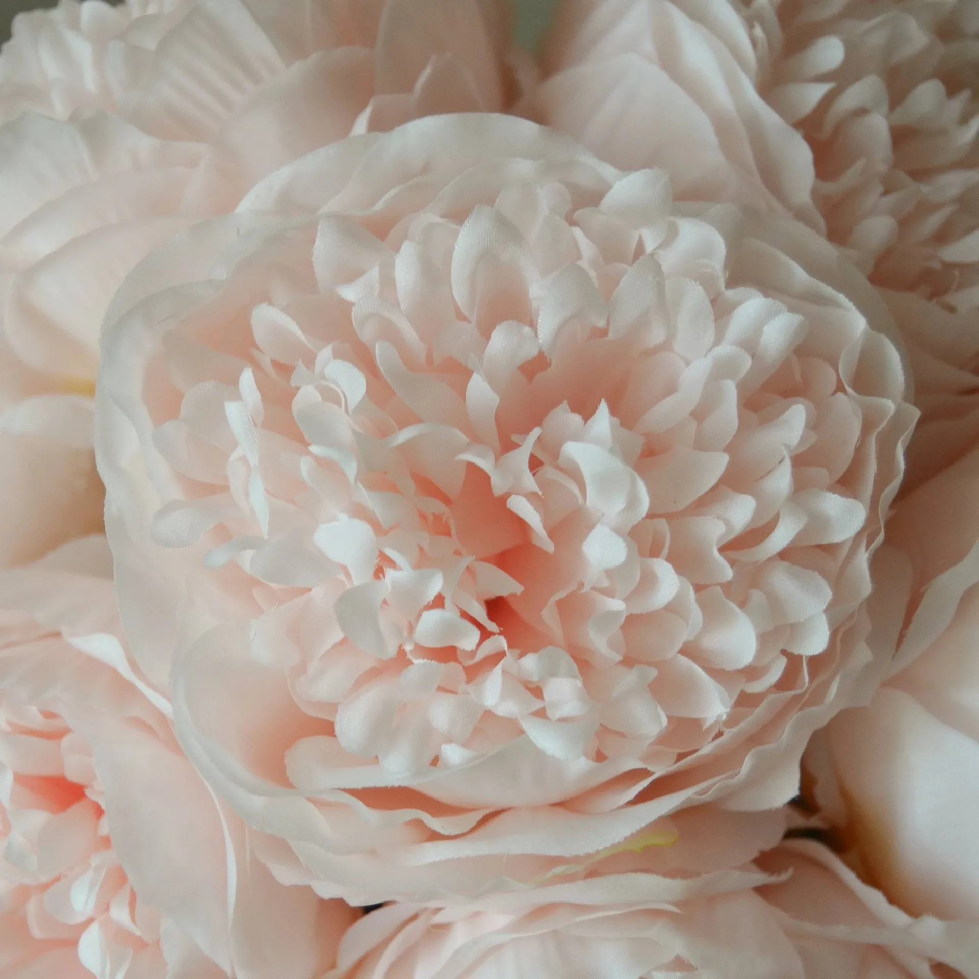 Ramo artificial de peonías, Mini, rosa claro 10 ud. Botané