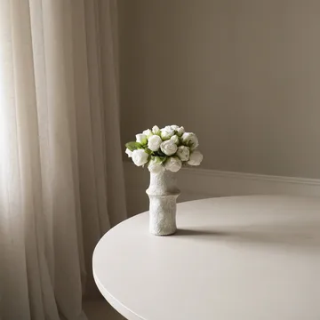 Ramo artificial de rosas - Mini, blanco 10 ud. - Botané