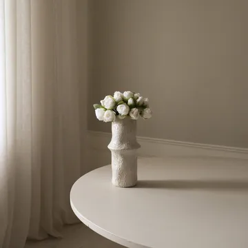 Ramo artificial de rosas - Mini, blanco 10 ud. - Botané