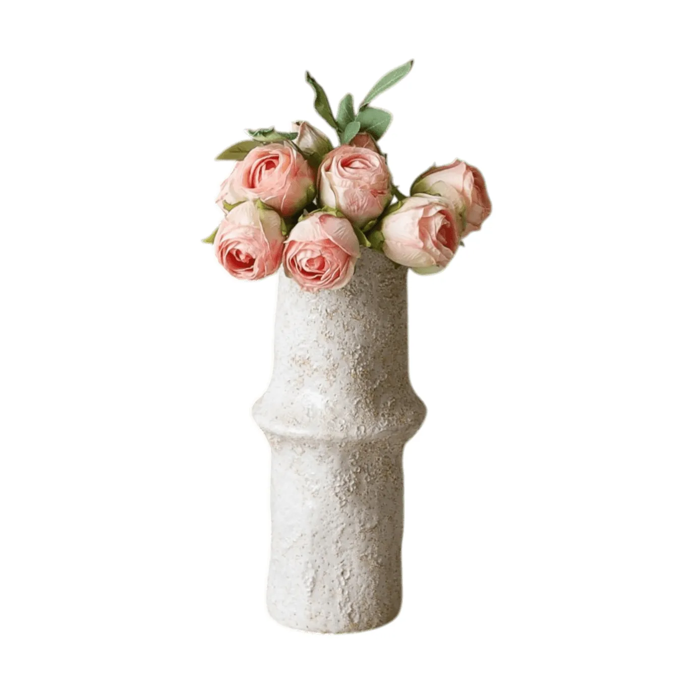 Ramo artificial de rosas, Mini, rosa claro, 10 ud. Botané