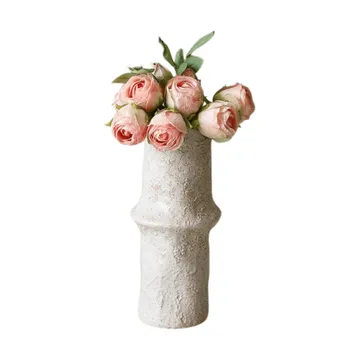 Ramo artificial de rosas - Mini, rosa claro, 10 ud. - Botané