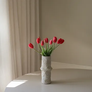 Ramo artificial de tulipanes - Light red, 5 uds. - Botané