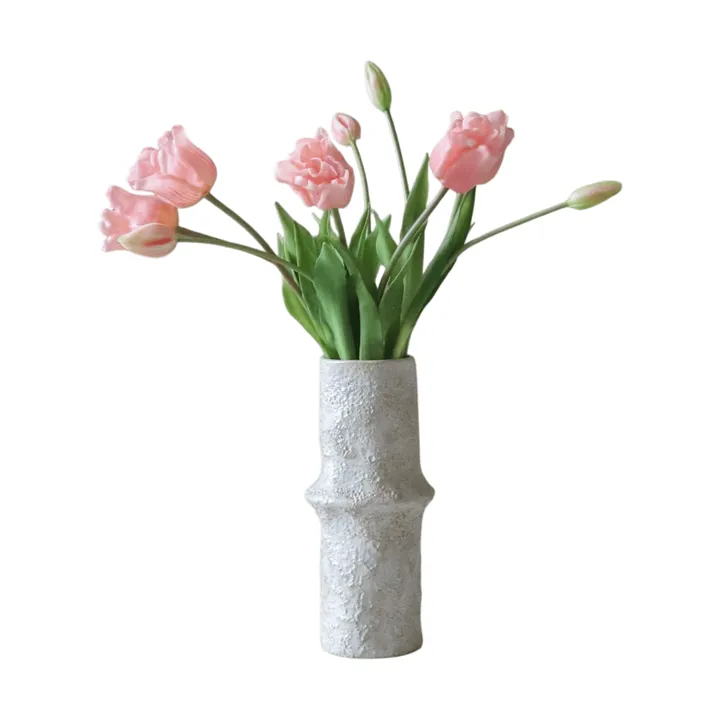 Ramo artificial de tulipanes Triumph - Rosa claro, 10 ud. - Botané