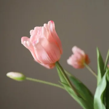 Ramo artificial de tulipanes Triumph - Rosa claro, 10 ud. - Botané