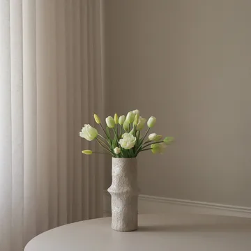 Ramo artificial mixto de tulipanes - Blanco, 20 ud. - Botané