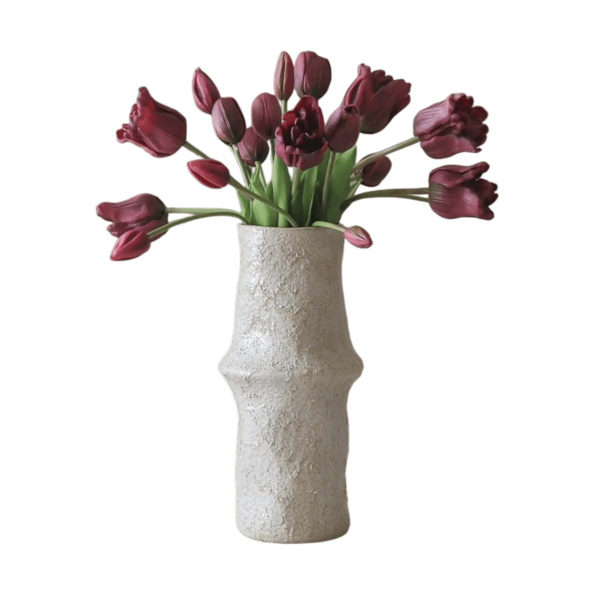 Ramo artificial mixto de tulipanes, Lila, 20 ud. Botané