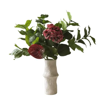 Ramo artificial Velvet rouge - Hortensia-anturio rojo, 6 ud. - Botané