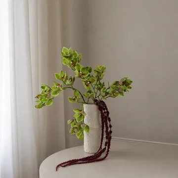 Ramo artificial Velvet Vine - Orquídea-amaranto, 6 ud. - Botané