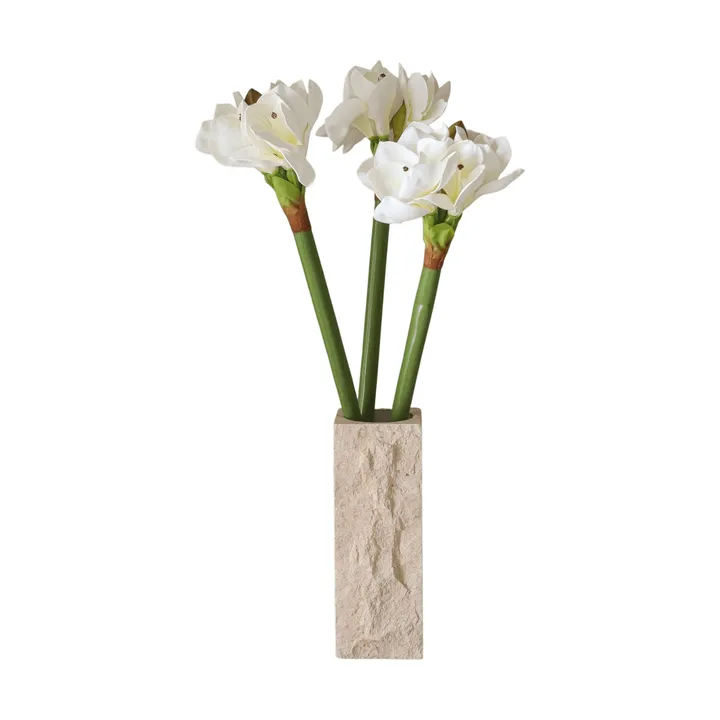 Ramo sintético Amaryllis - Blanco, 73 cm - Botané