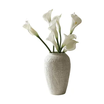 Ramo sintético de calas - Blanco, 65 cm, 8-pack - Botané