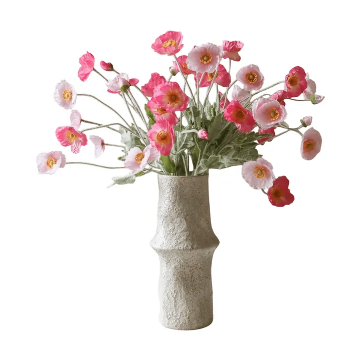 Ramo sintético Vallmo - Pink Pursuit, rosa claro-rosa, 10 ud. - Botané