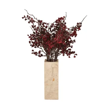 Ramo sintético Wild Berry - Ramas de bayas rojo oscuro, 66 cm - Botané