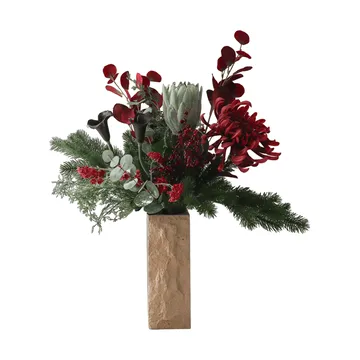 Ramo sintético Wild Winter - Protea, crisantemo araña, cala, eucalipto, 84 cm - Botané
