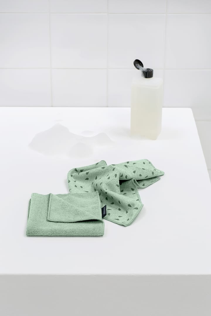 2 Paños limpiaplatos de microfibra Brabantia, Jade green Brabantia