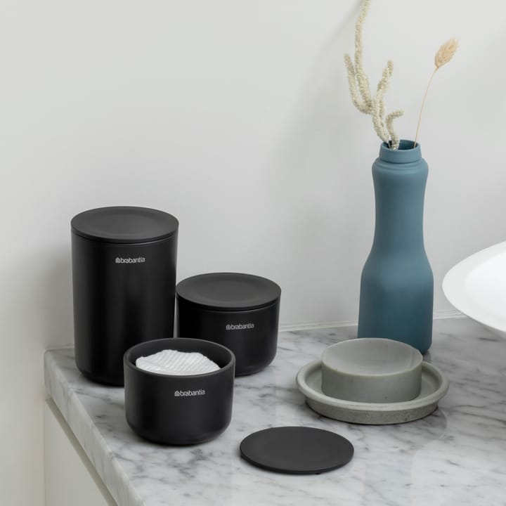 3 Botes de almacenaje ReNew, gris oscuro Brabantia