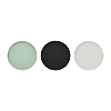 3 botes de cristal Brabantia - negro-gris-verde - Brabantia