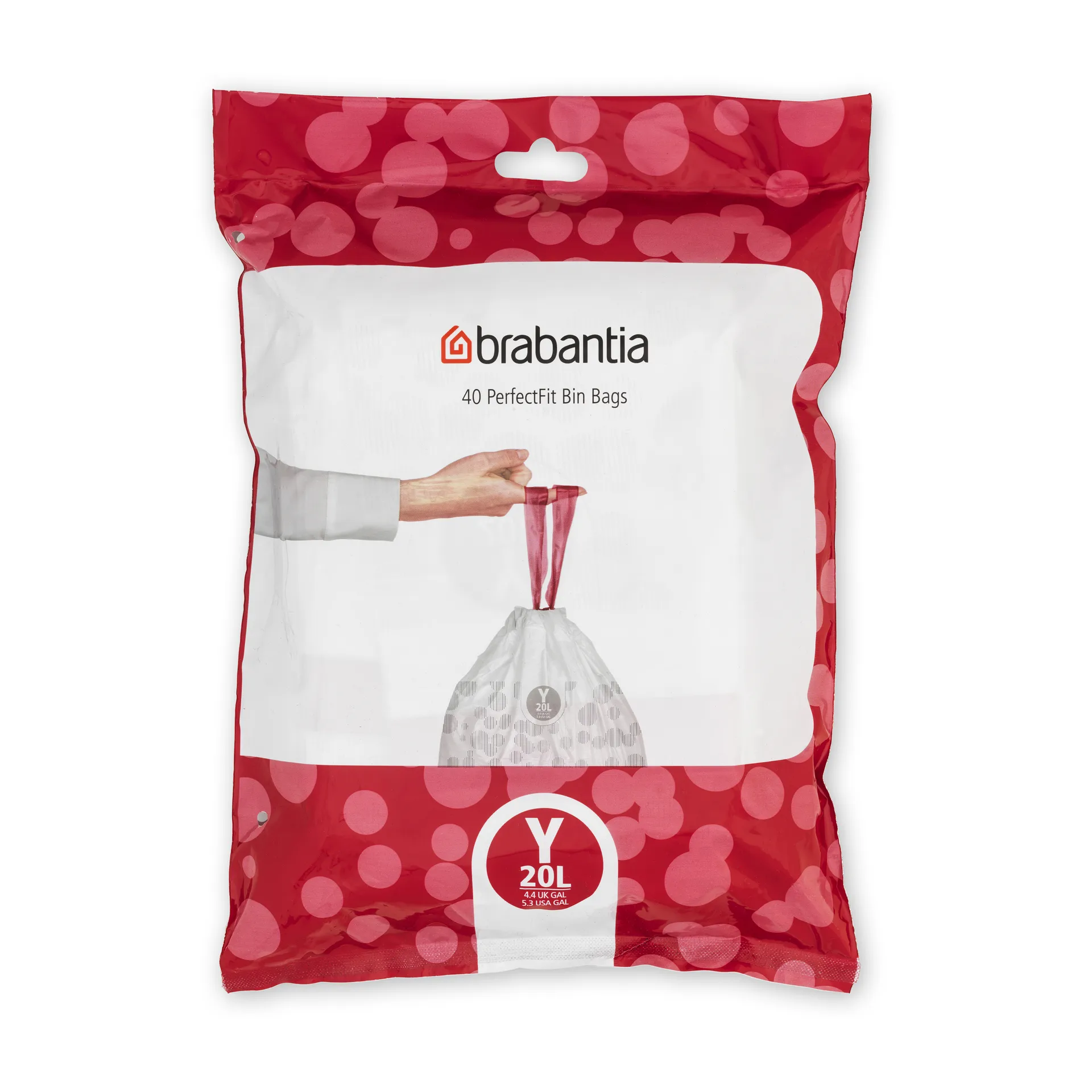 40 Bolsas de basura Brabantia PerfectFit, 20 L  Brabantia