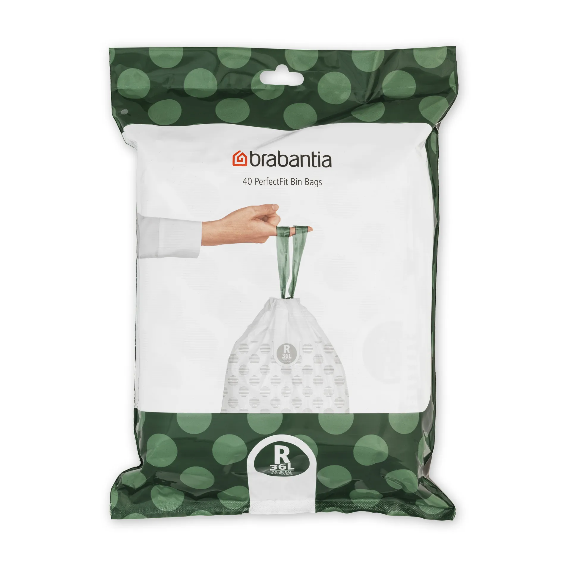 40 Bolsas de basura Brabantia PerfectFit, 36 L  Brabantia