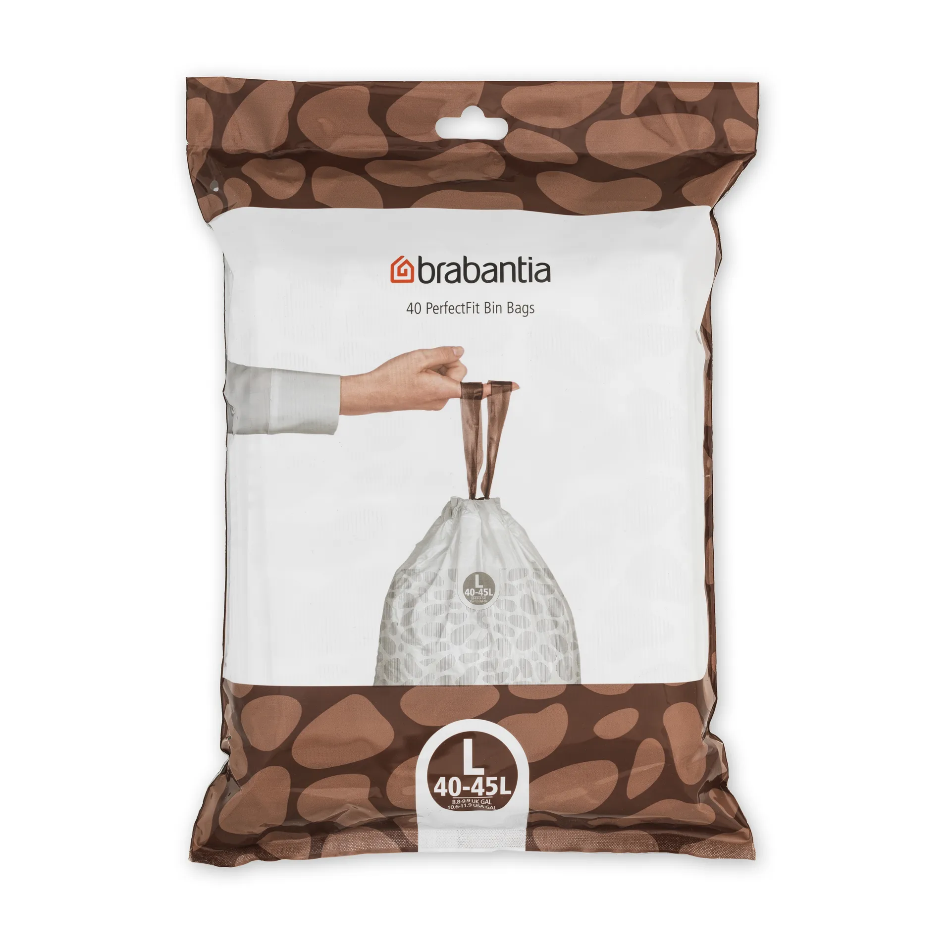 40 Bolsas de basura Brabantia PerfectFit, 40-45 L  Brabantia