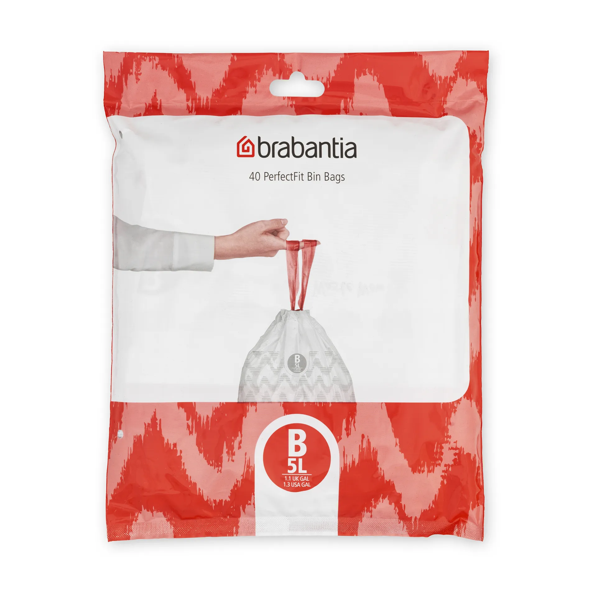 40 Bolsas de basura Brabantia PerfectFit, 5 L  Brabantia