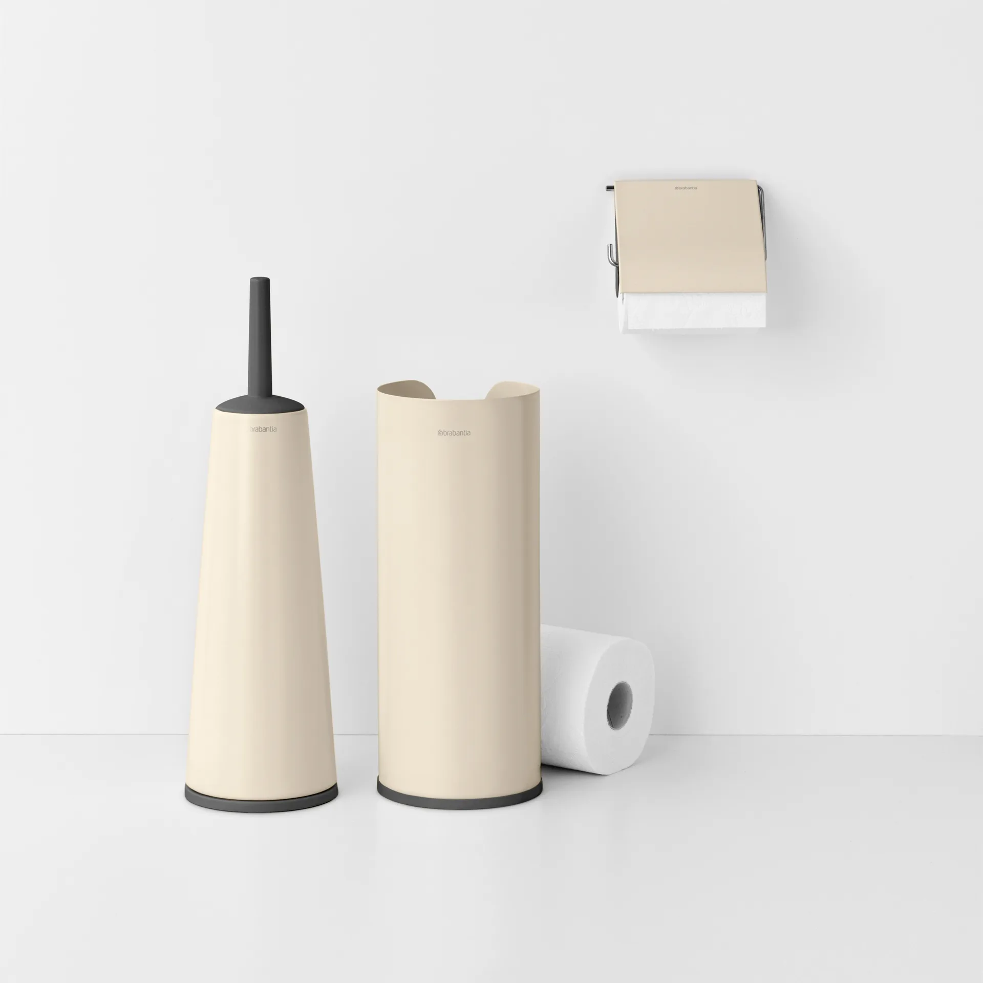 Accesorios de baño Brabantia ReNew 3 piezas, Soft Beige Brabantia