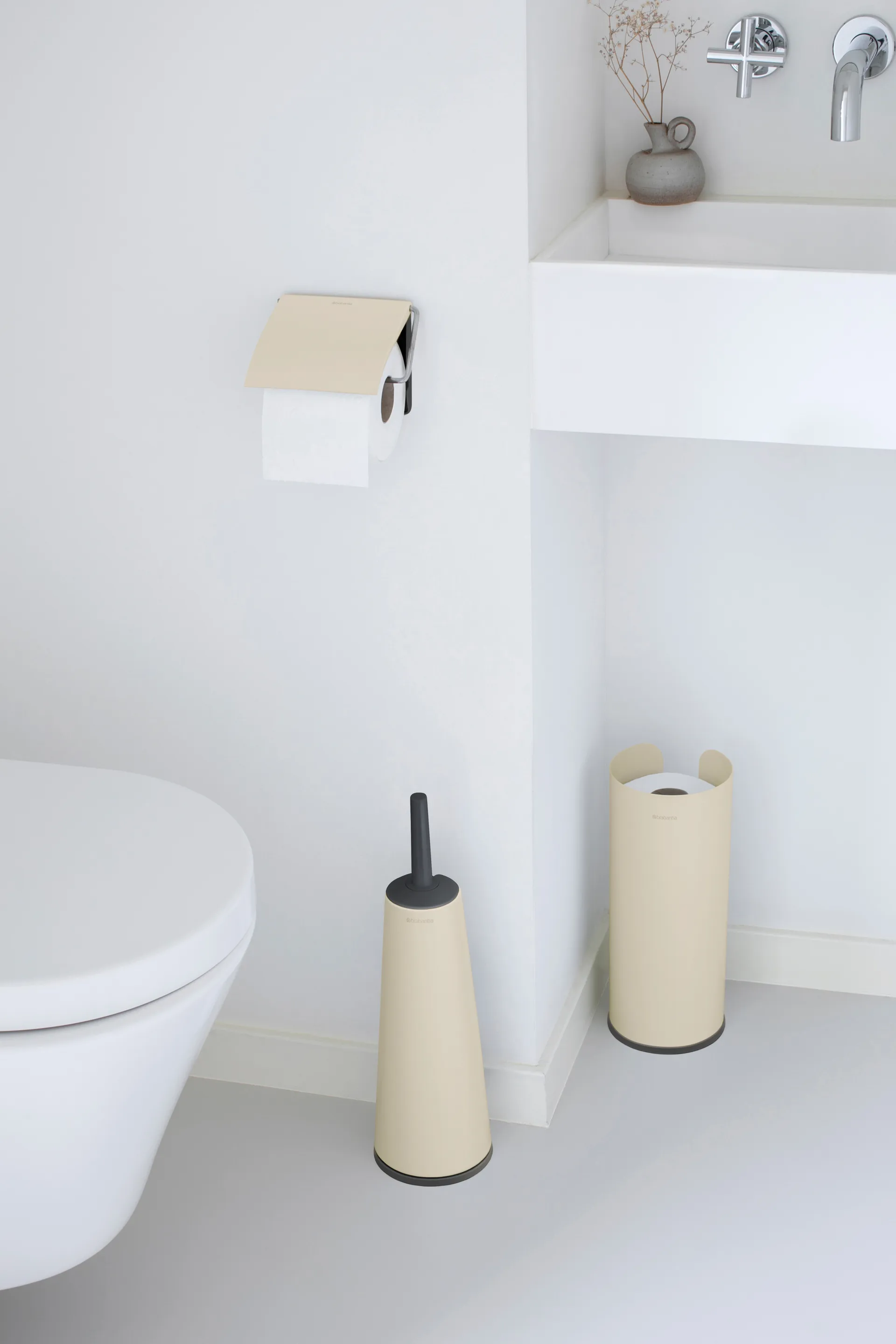 Accesorios de baño Brabantia ReNew 3 piezas, Soft Beige Brabantia