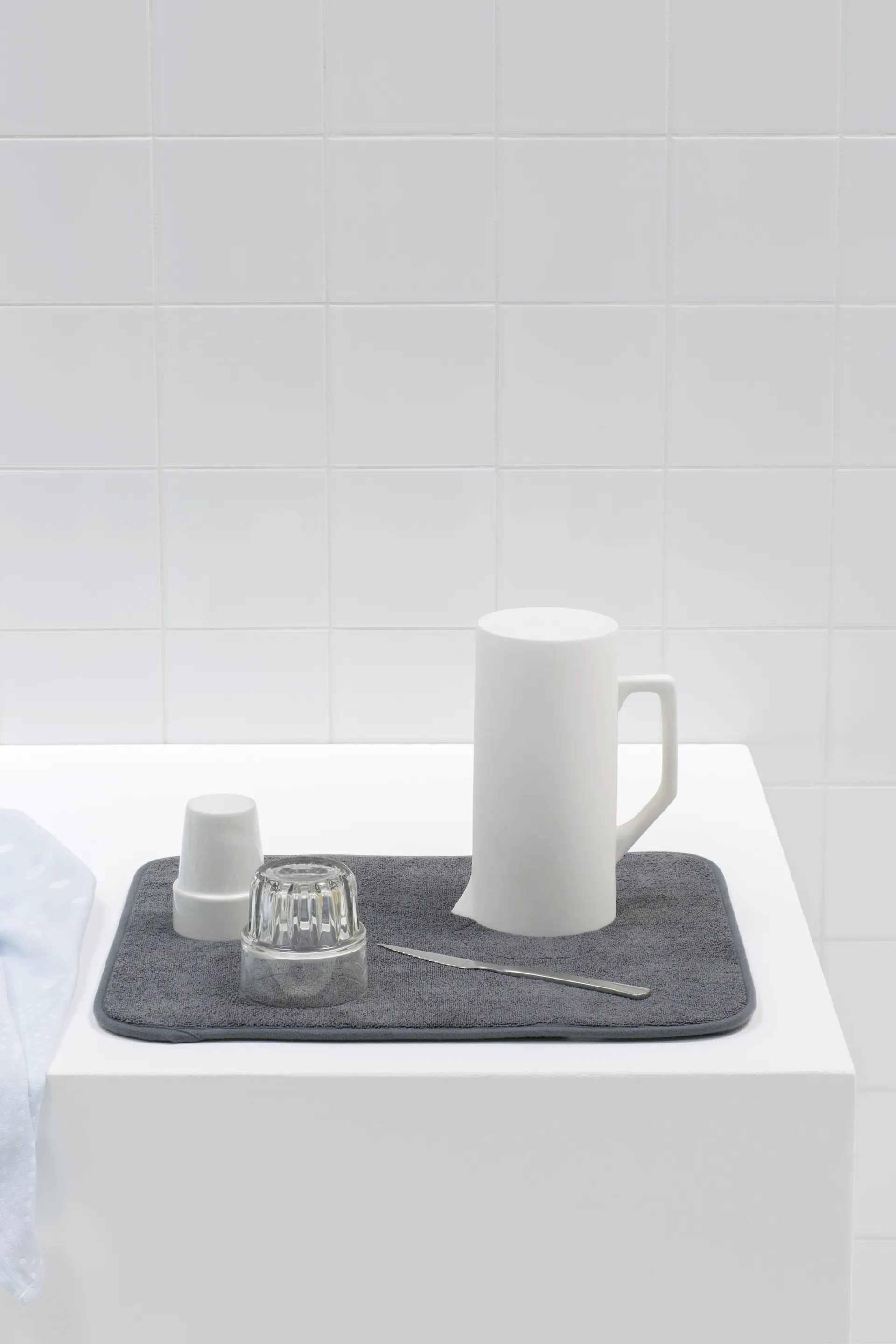 Bandeja secaplatos de microfibra Sinkside 47x40 cm, gris oscuro Brabantia