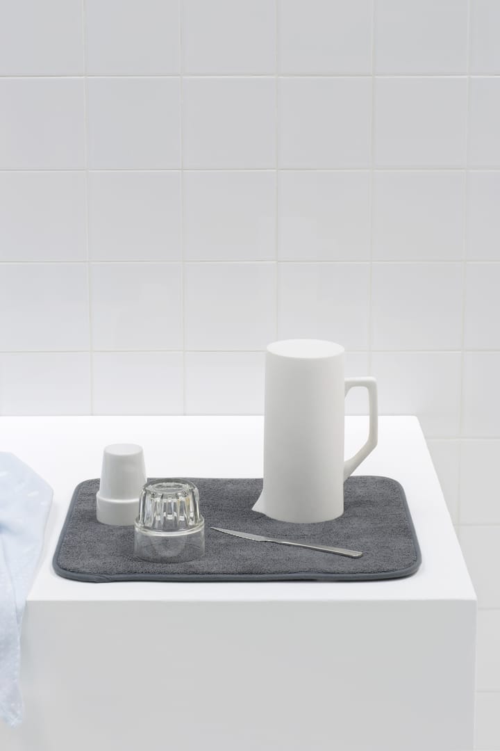 Bandeja secaplatos de microfibra Sinkside 47x40 cm, gris oscuro Brabantia