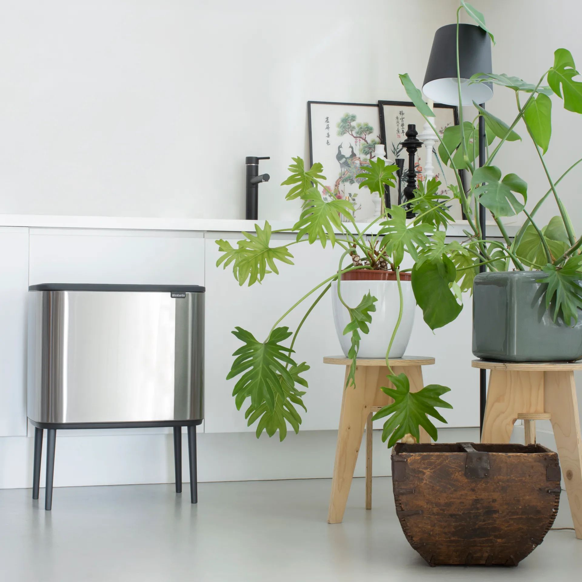 Bo Touch Bin 11+23 L, acero inoxidable mate Brabantia