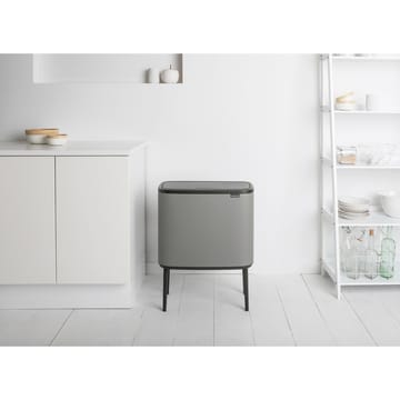 Bo Touch Bin 11+23 L - Mineral concrete grey - Brabantia
