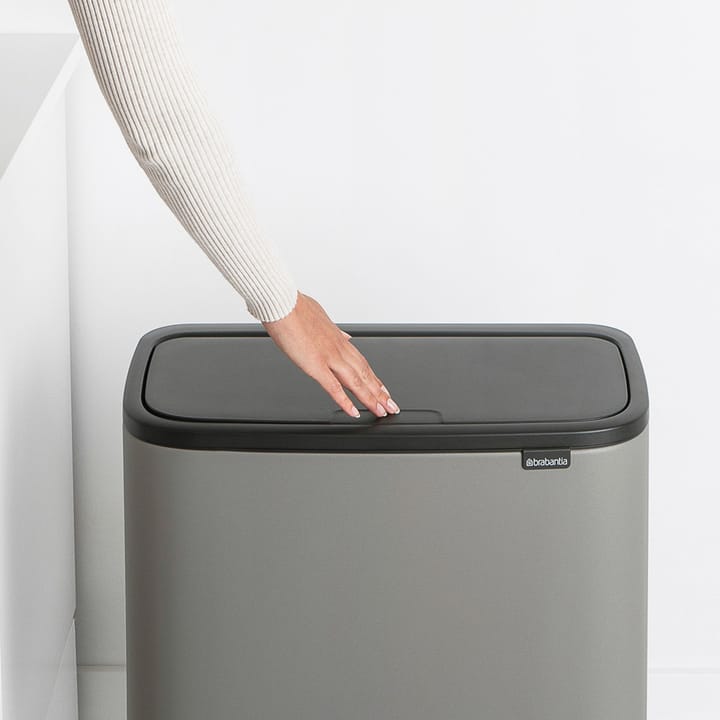 Bo Touch Bin 11+23 L, Mineral concrete grey Brabantia