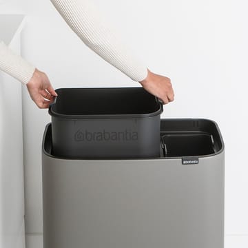 Bo Touch Bin 11+23 L - Mineral concrete grey - Brabantia