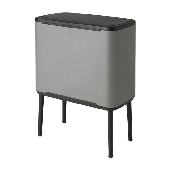 Bo Touch Bin 11+23 L, Mineral concrete grey Brabantia
