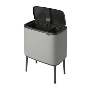 Bo Touch Bin 11+23 L - Mineral concrete grey - Brabantia