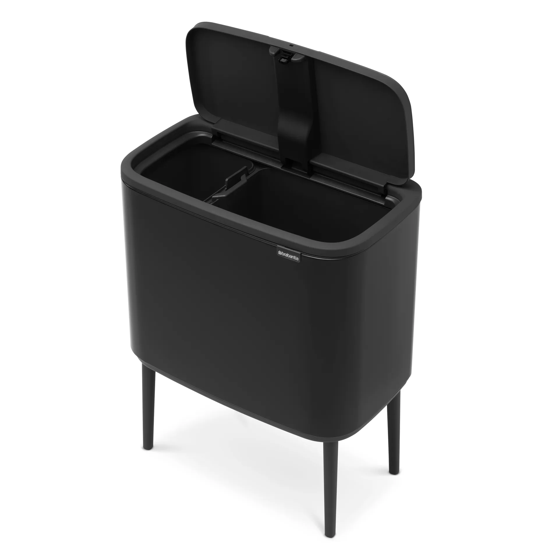 Bo Touch Bin 11+23 L, negro mate Brabantia