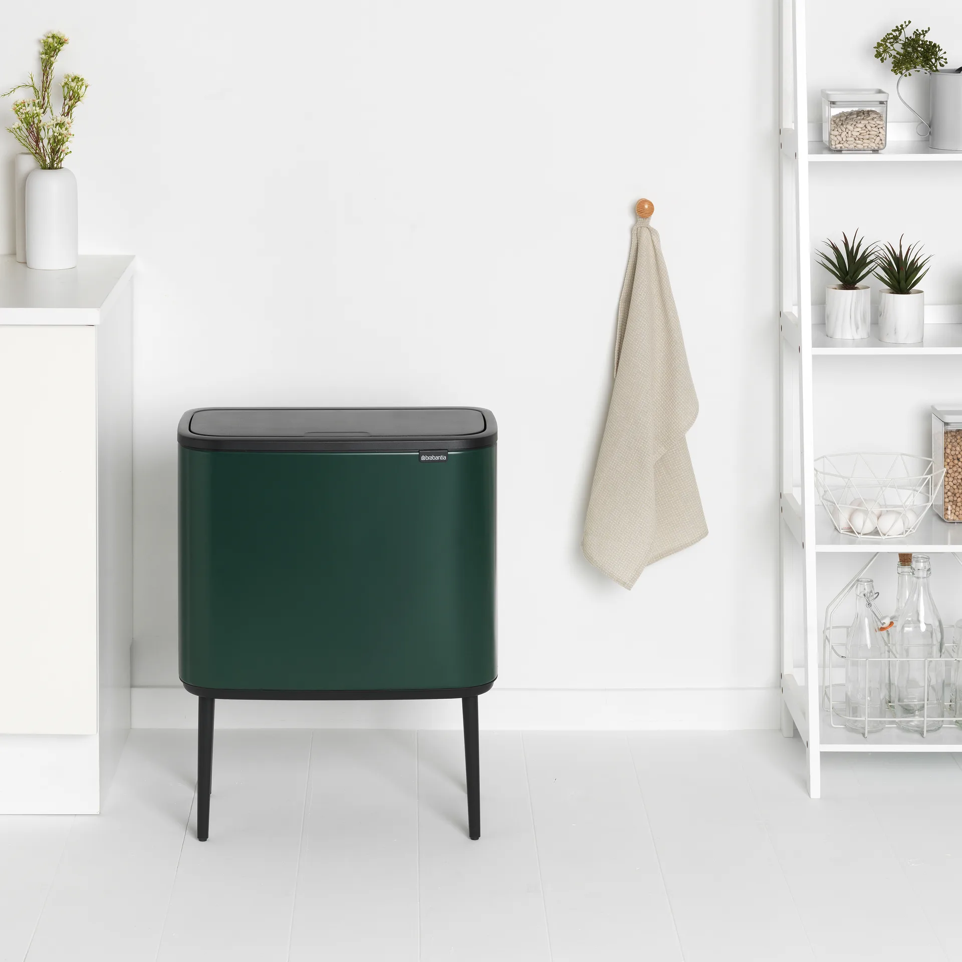 Bo Touch Bin 11+23 L, Pine green Brabantia