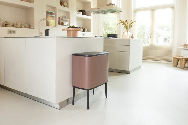 Bo Touch Bin 11+23 L, Satin Taupe Brabantia