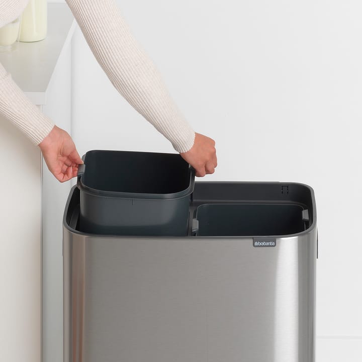 Bo touch bin 2x30 L - acero cepillado mate - Brabantia