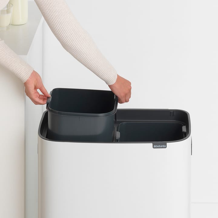 Bo touch bin 2x30 L - blanco - Brabantia