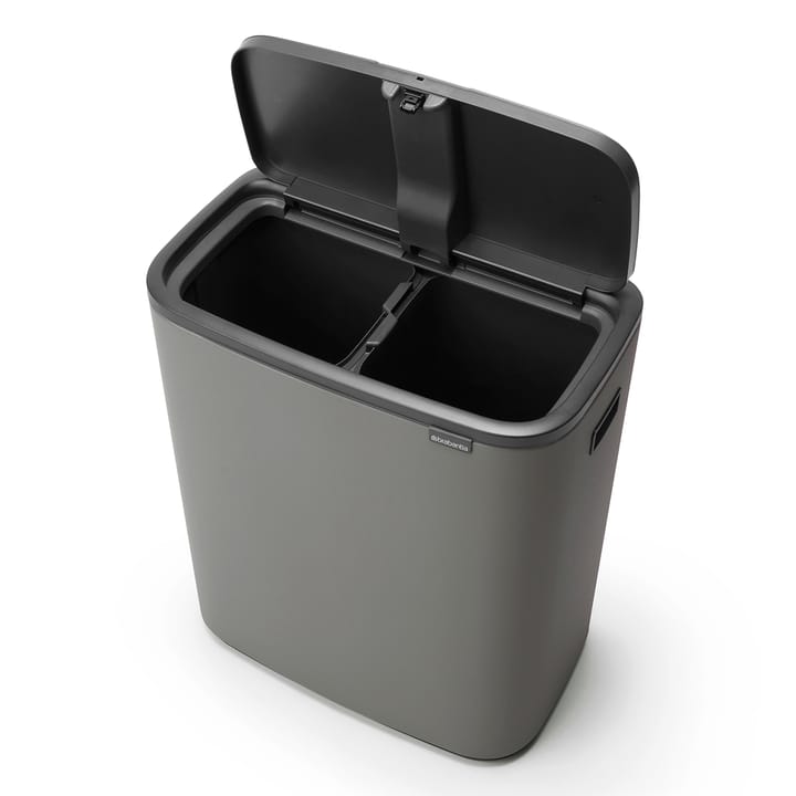 Bo touch bin 2x30 L - Mineral concrete grey - Brabantia